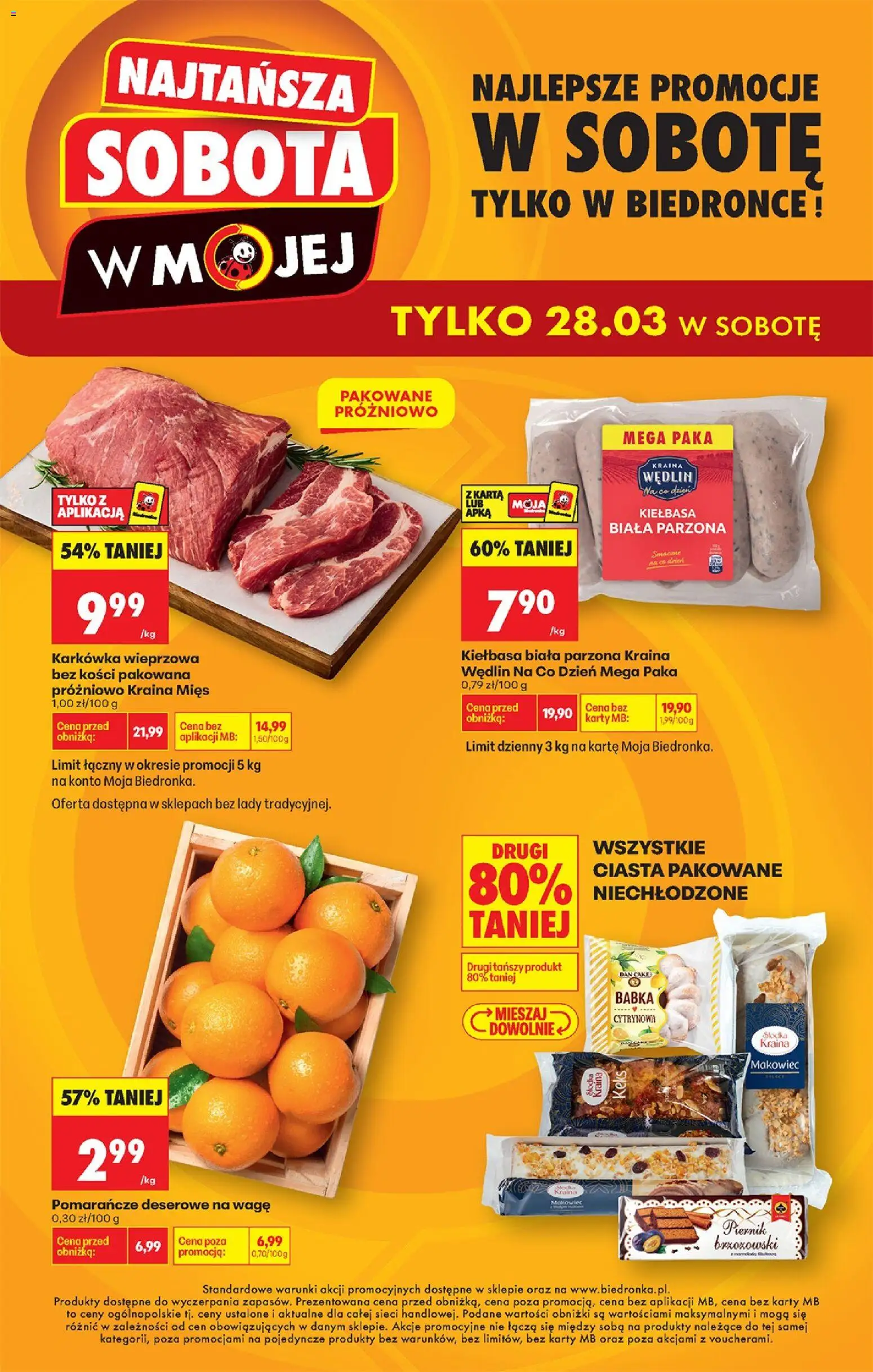 Náhled nabídky: Biedronka Polsko Biedronka Polsko leták - Najtańsza sobota platný od 28.03.2026