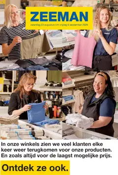 Voorbeeld van Folder van winkel Zeeman geldig vanaf 23-08-2025