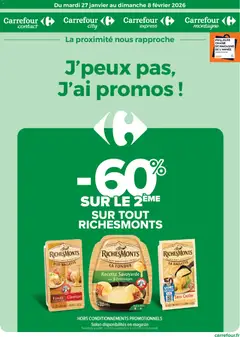 Prévisualisation de Spécial chandeleur à goût promo du magasin Carrefour contact formulaire valide 27/01/2026