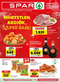 Spar - Akciós újság Spar megtekintése, amely érvényes 2025.11.27.-től