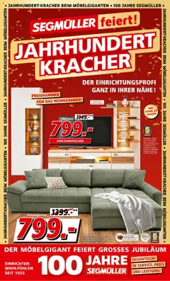Vorschau von dem Prospekt des Geschäftes Segmüller, gültig ab dem 20.09.2025