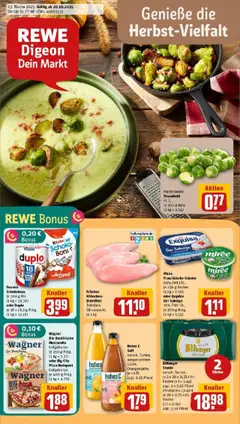 Vorschau von dem Prospekt des Geschäftes Rewe, gültig ab dem 19.10.2025