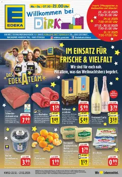 Vorschau von dem Prospekt des Geschäftes Edeka, gültig ab dem 22.12.2025