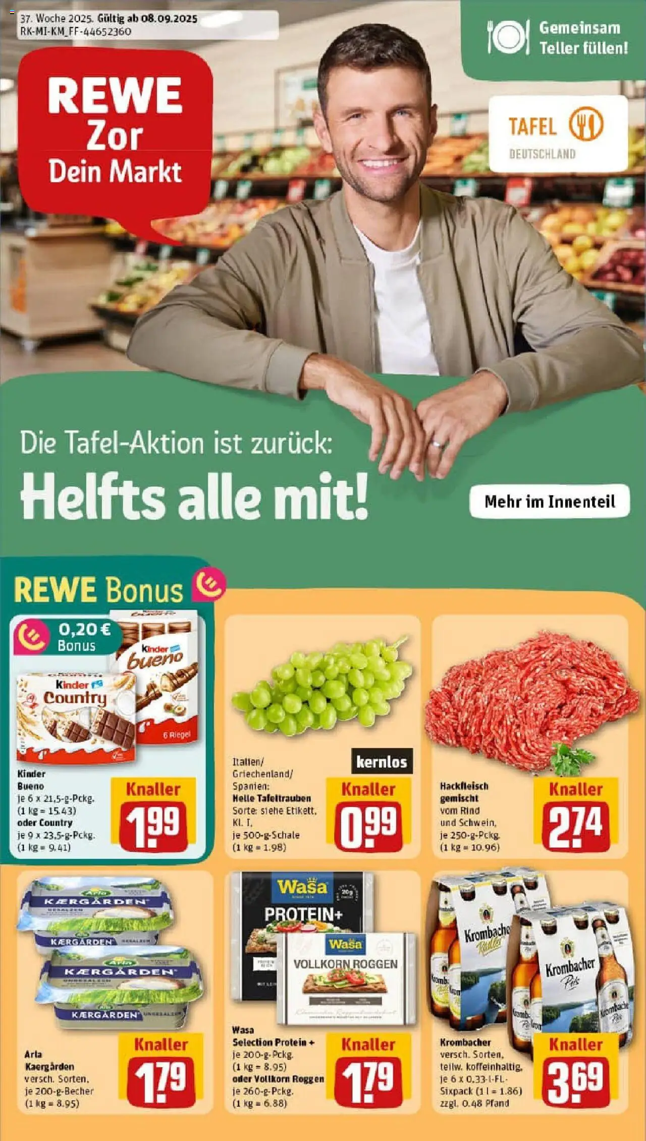 REWE Prospekt ab 07.09.2025 nächste Woche - Prospekt Wiesbaden	