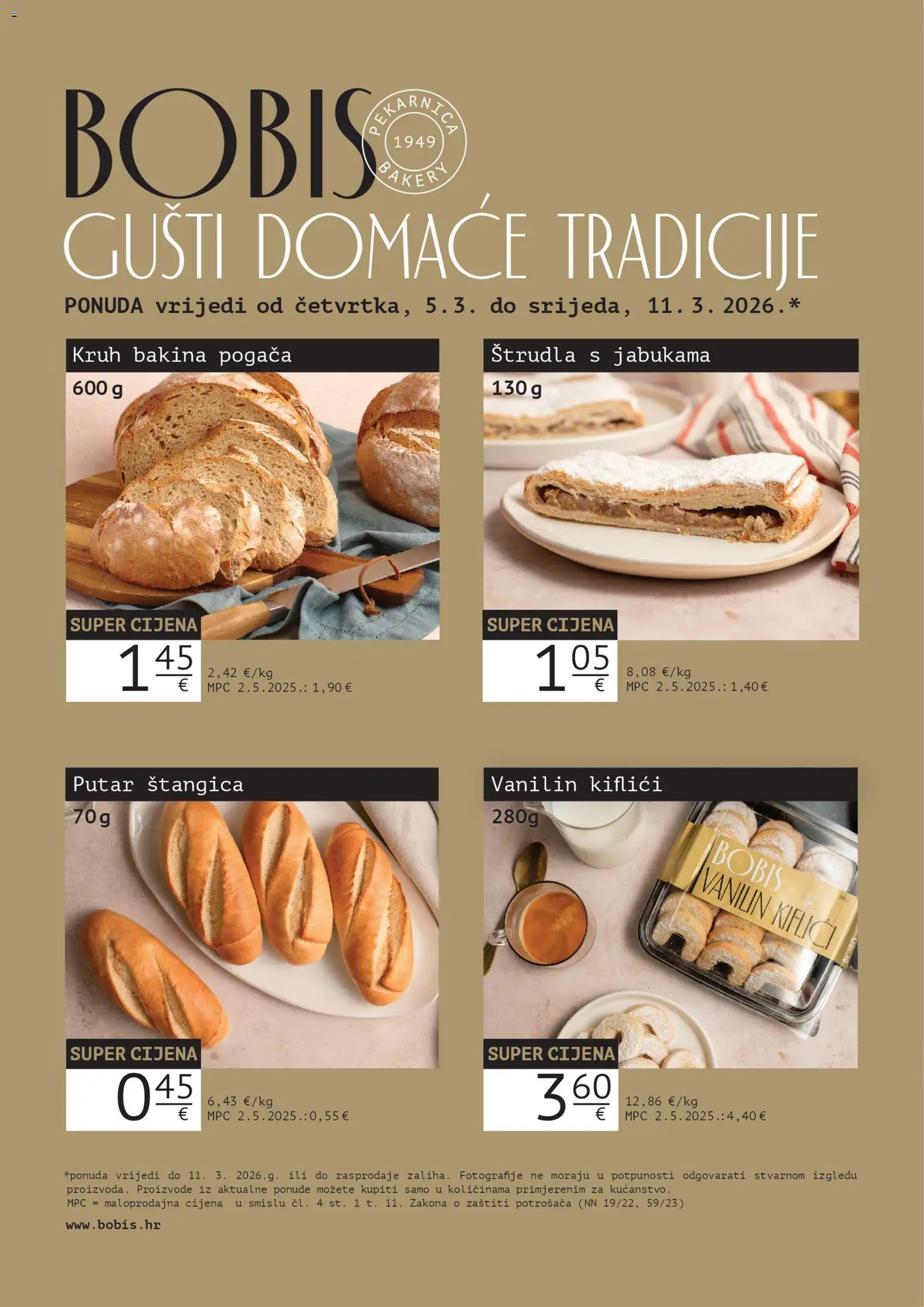 Pregled letka Tommy Bobis Super ponuda trgovine Tommy vrijedi od 05.03.2026