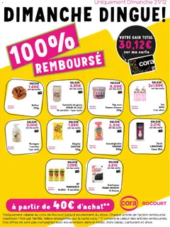 Voorbeeld van Les offres 100% au cora Rocourt van winkel Cora geldig vanaf 21/12/2025