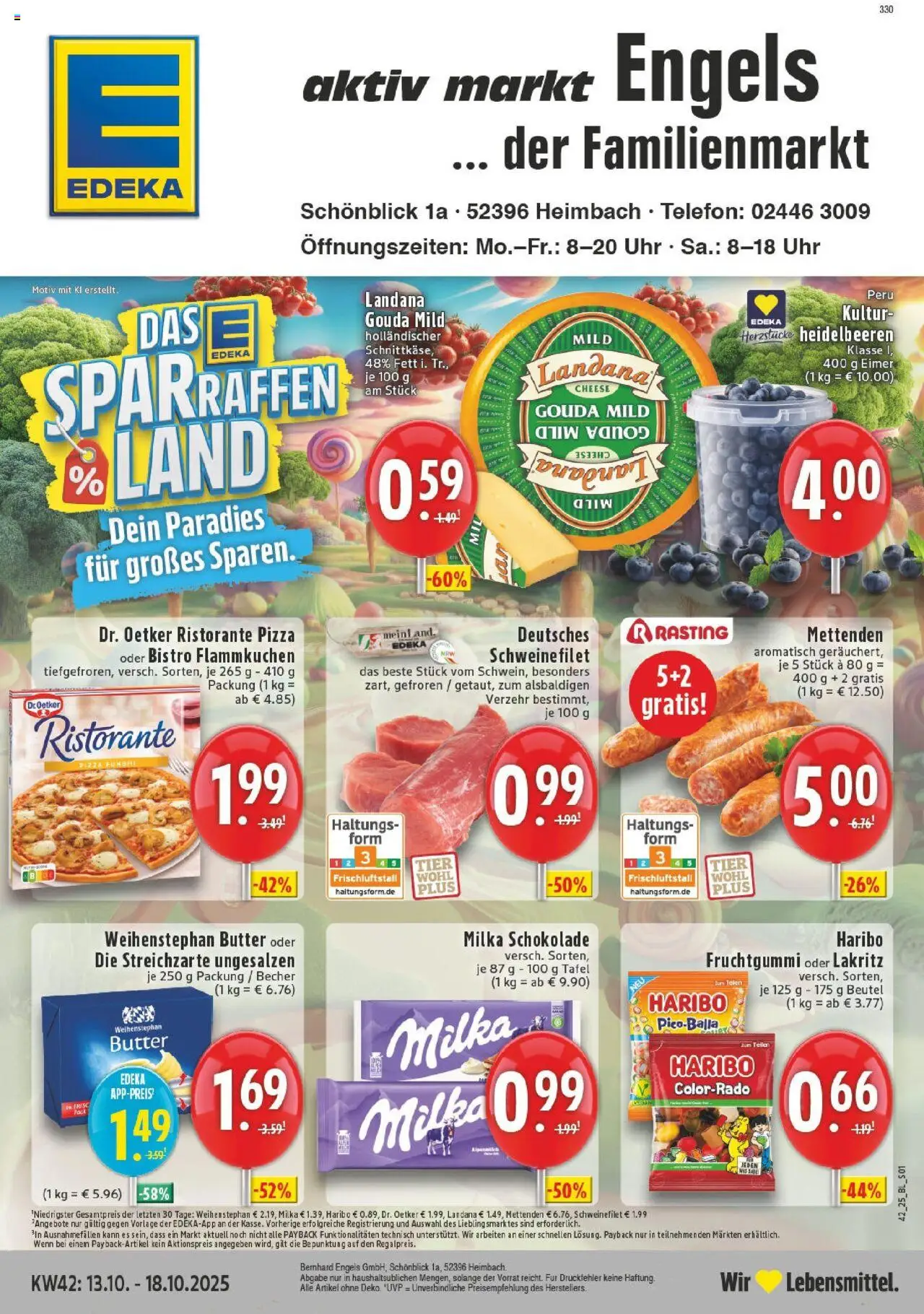 EDEKA Prospekt ab 13.10.2025 - Prospekt Heimbach Online