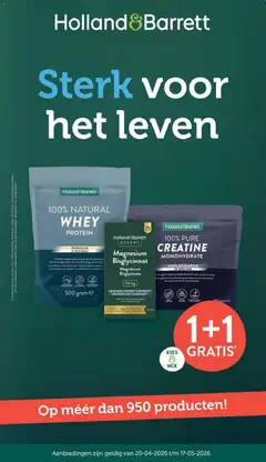 Voorbeeld van Holland & Barrett folder van winkel Holland & Barrett geldig vanaf 20-04-2026
