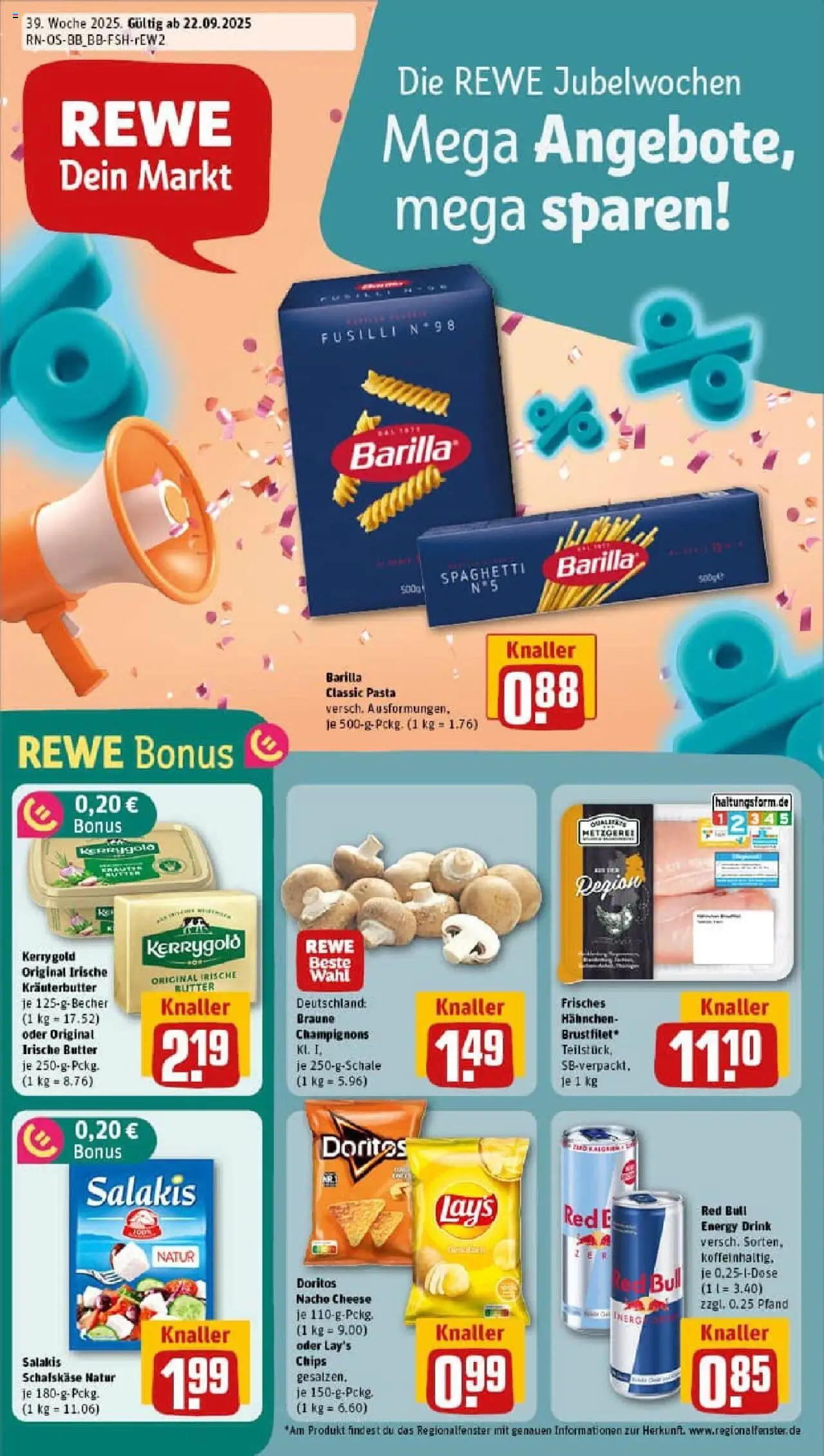 REWE Prospekt ab 21.09.2025 nächste Woche - Prospekt Berlin / Mitte	