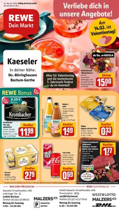 Vorschau von dem Prospekt des Geschäftes Rewe, gültig ab dem 09.02.2026