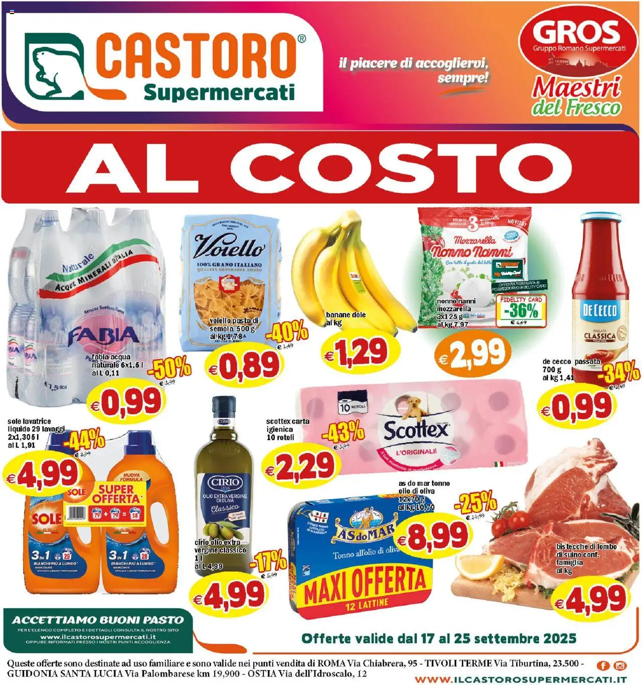 Volantino Il Castoro valido da 17/09/2025 numero di pagina 1
