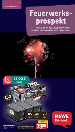 Vorschau von dem Prospekt des Geschäftes Rewe, gültig ab dem 29.12.2025