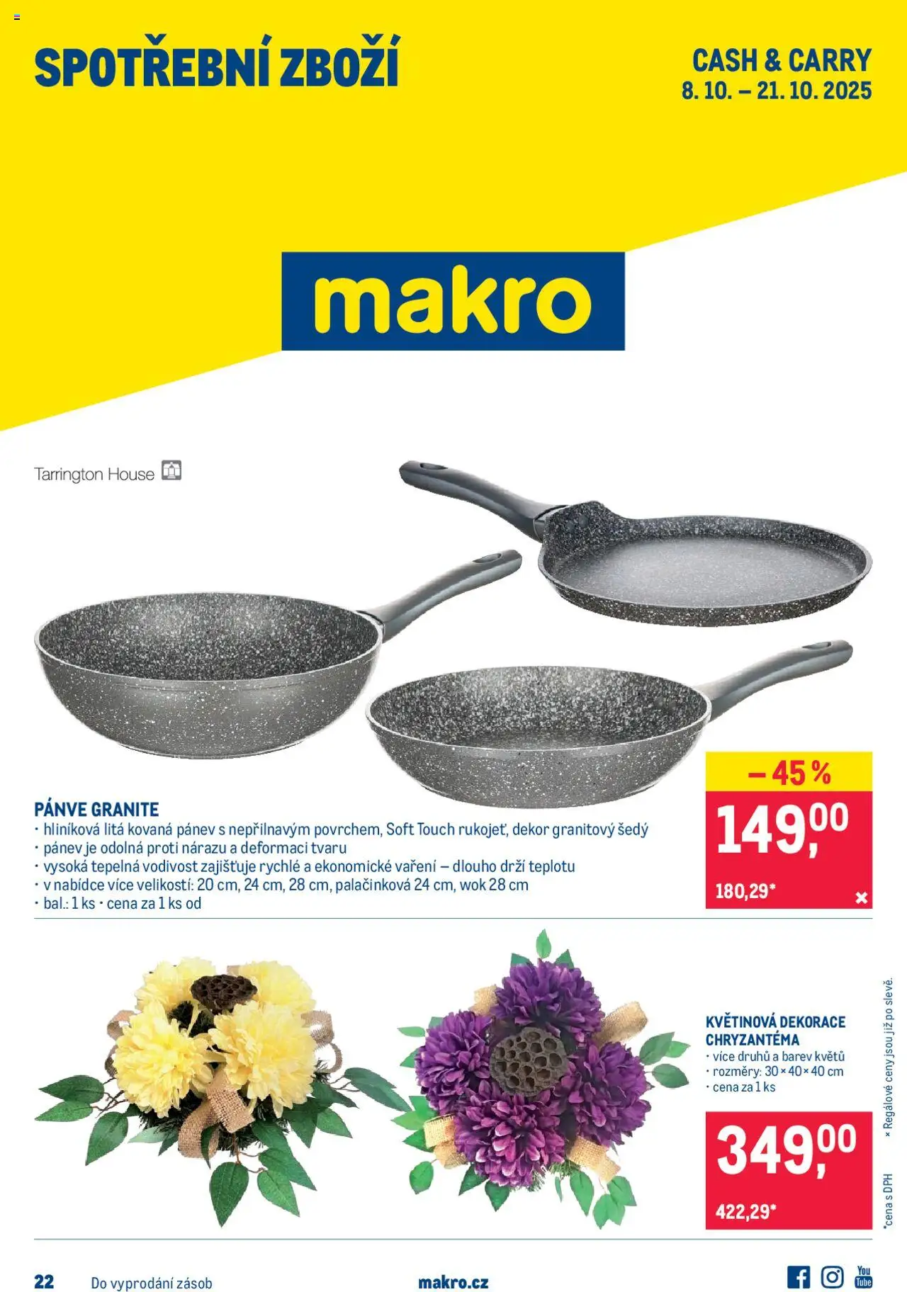  Makro Leták - Spotřební zboží od 08.10.2025 - Akce Makro