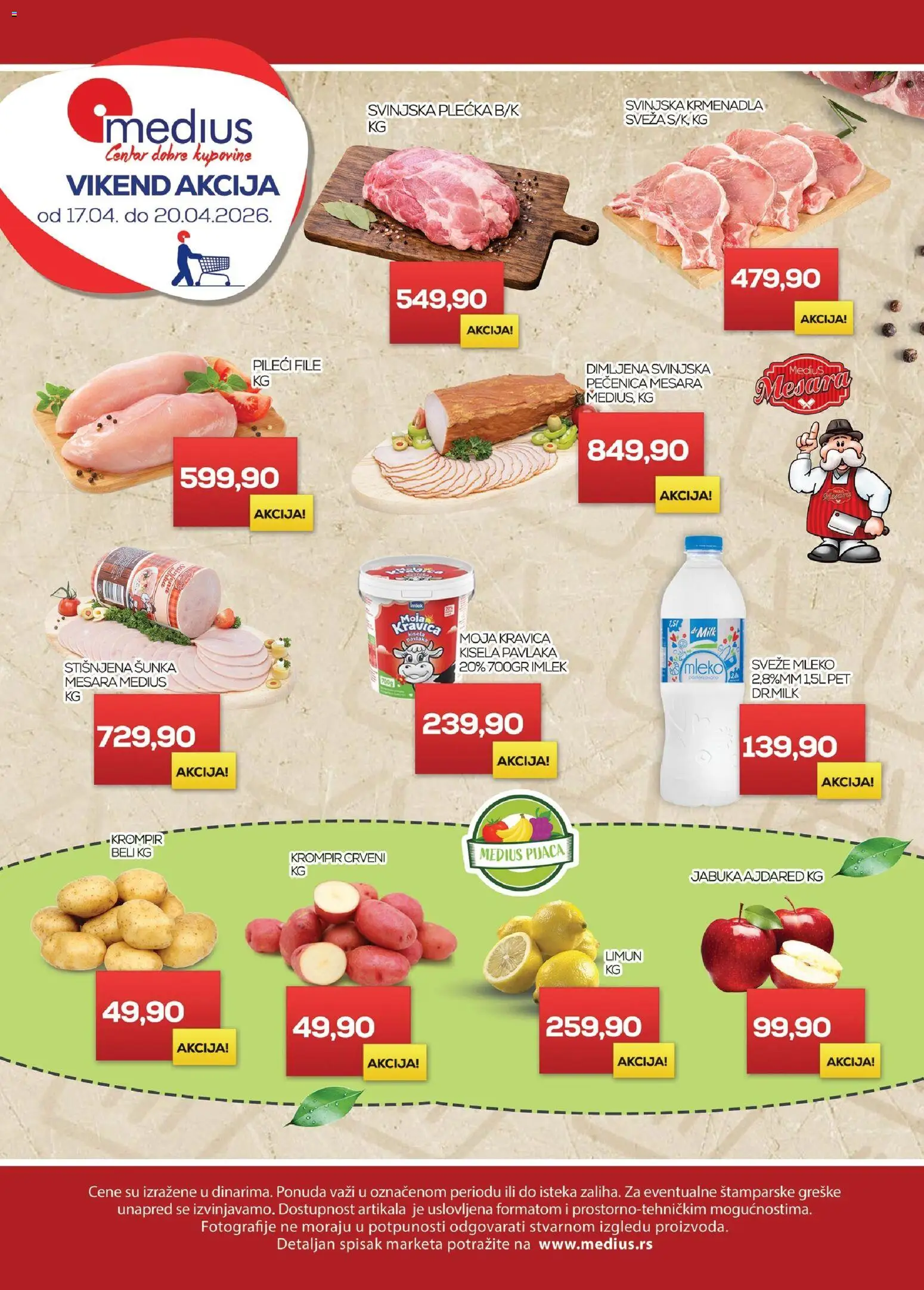 Pregled Medius kataloga - važi od 17.04.2026