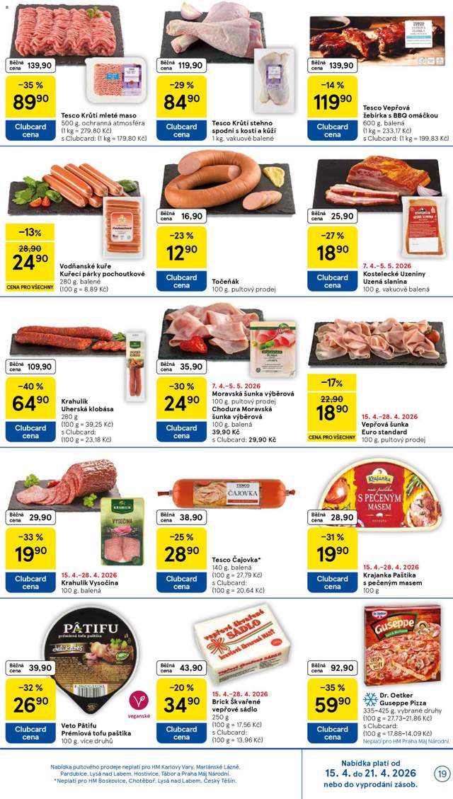 Nový Tesco leták od 15.04.