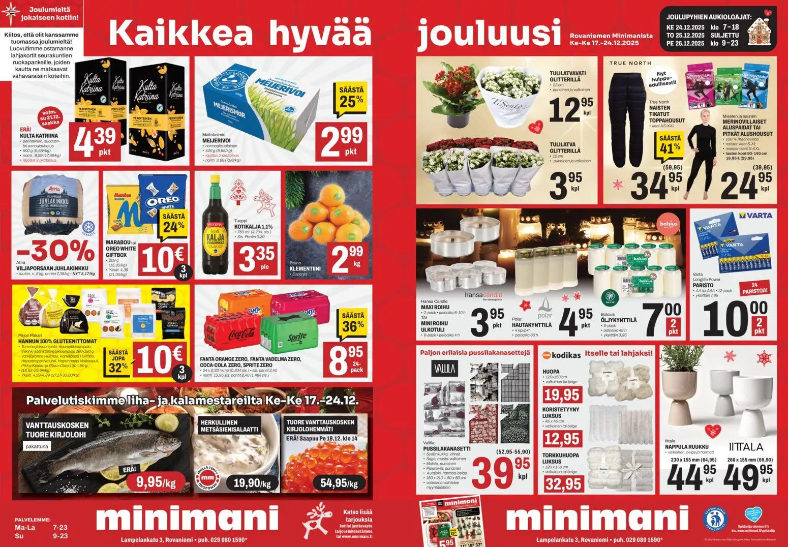 Kaupan Minimani Tarjoukset - Seinäjoki esikatselu, voimassa 17/12/2025