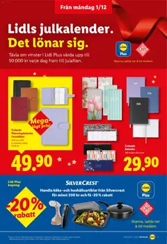 Förhandsgranska reklamblad Aktuella reklamblad Lidl från butik Lidl gäller från 01/12/2025 | Sida: 16
