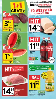 Pogląd gazetki "Gazetka" ze sklepu Intermarche ważnej od 21.08.2025