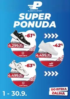 Pregled Planeta Sport kataloga - važi od 01.09.2025