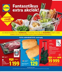 Lidl - Debrecen, Budapest megtekintése, amely érvényes 2025.10.30.-től