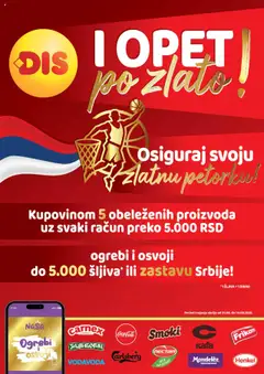 Pregled DIS kataloga - važi od 31.08.2025