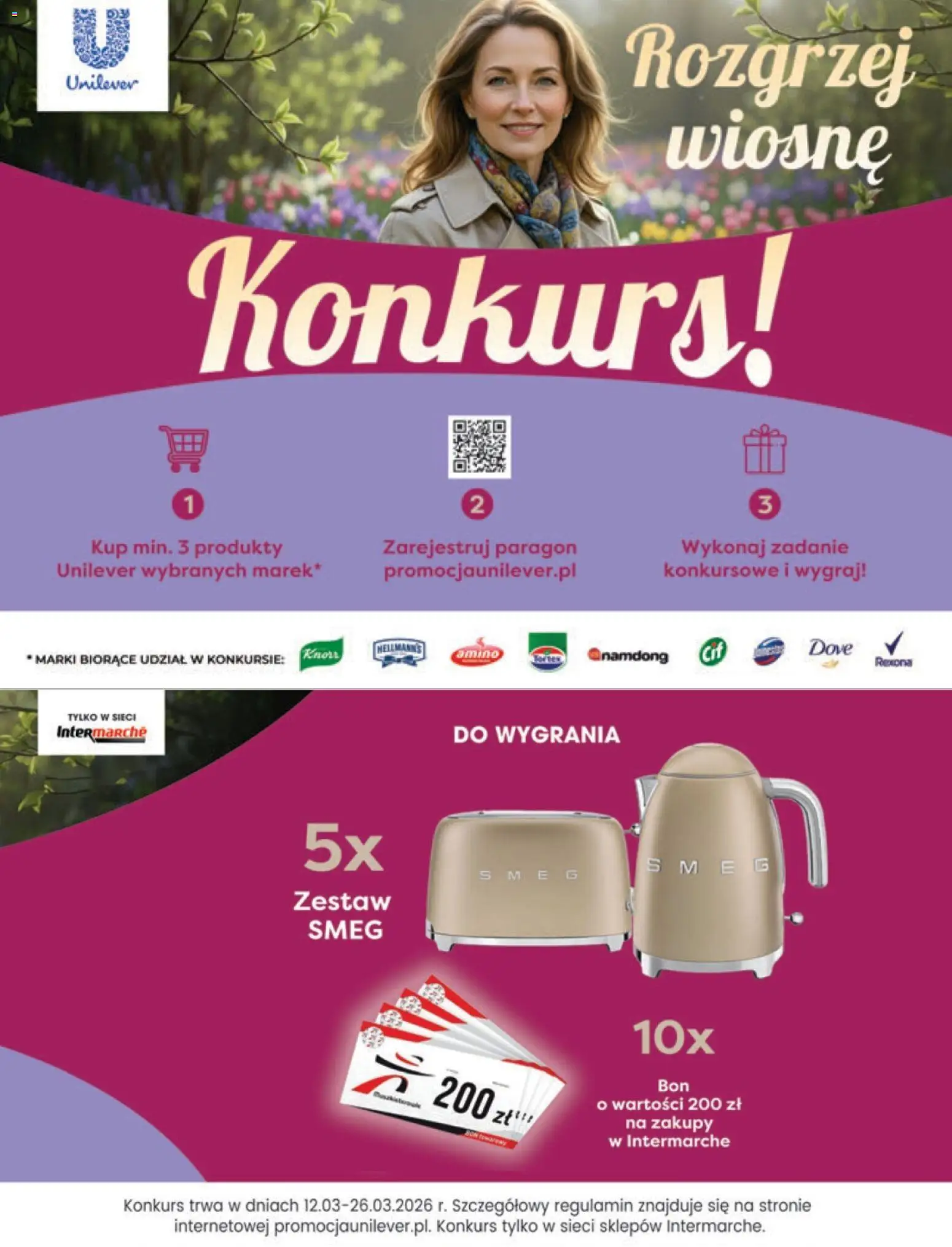 Pogląd gazetki "Intermarche konkurs - Rozgrzej wiosnę" ze sklepu Intermarche ważnej od 12.03.2026