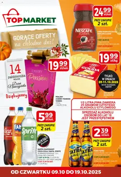 Pogląd gazetki "Gazetka" ze sklepu Top Market ważnej od 09.10.2025