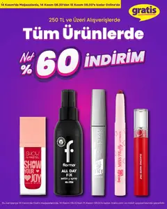 Gratis İndirim 14.11.2025 - Broşürünün önizlemesi