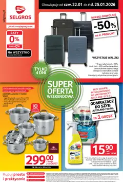 Pogląd gazetki "Oferta weekendowa" ze sklepu Selgros cash&carry ważnej od 22.01.2026