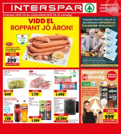 Interspar - Akciós újság Interspar megtekintése, amely érvényes 2025.09.04.-től