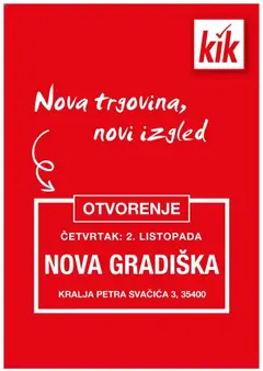 Pregled letka KiK katalog do 01.10.2025 trgovine Kik vrijedi od 28.09.2025