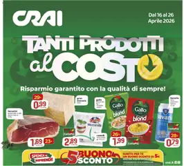 Anteprima dell'opuscolo CRAI volantino Avetrana dal negozio CRAI valido da 16/04/2026
