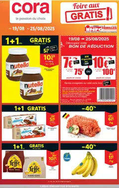 Prévisualisation de Folder de la semaine 34 du magasin Cora formulaire valide 19/08/2025