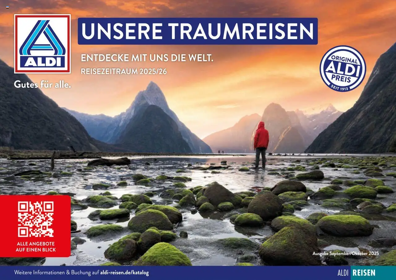 Aldi Reisen Traumreisen (vom 01.09.2025 - 31.10.2025)