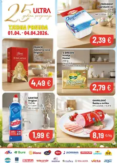 Pregled letka Djelo Katalog trgovine Djelo vrijedi od 01.04.2026
