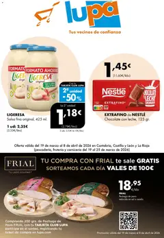 Vista previa del folleto de la tienda Lupa Supermercados válido desde el 19/03/2026 