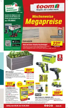 Vorschau von dem Prospekt des Geschäftes Toom Baumarkt, gültig ab dem 11.08.2025