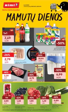 Rimi parduotuvės leidinio Leidinys galiojančio nuo 2025.10.07 peržiūra