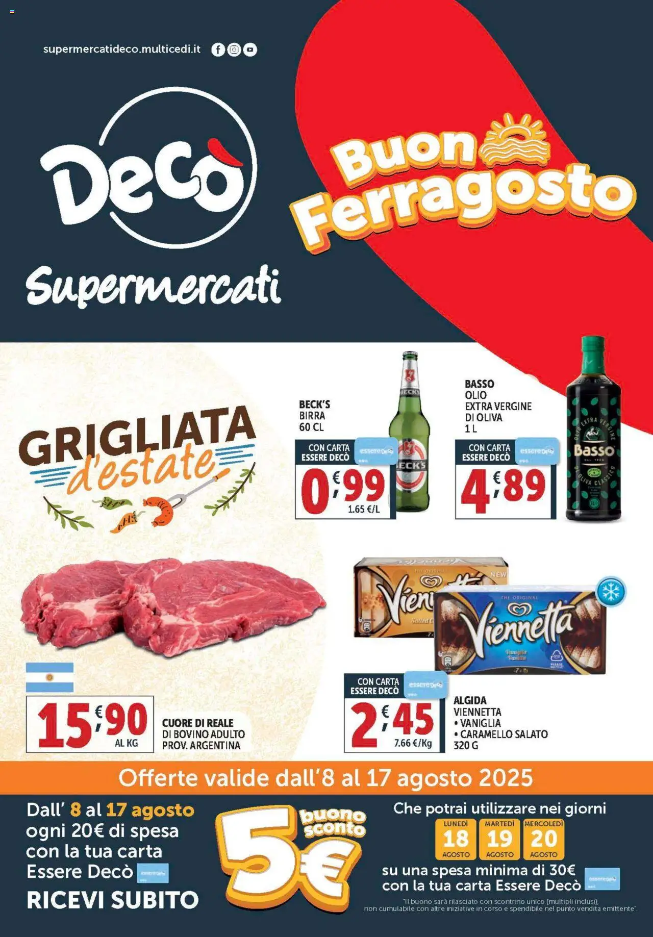 Volantino Decò valido da 08/08/2025 numero di pagina 1