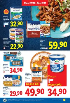 Förhandsgranska reklamblad Aktuella reklamblad Lidl från butik Lidl gäller från 27/10/2025 | Sida : 9