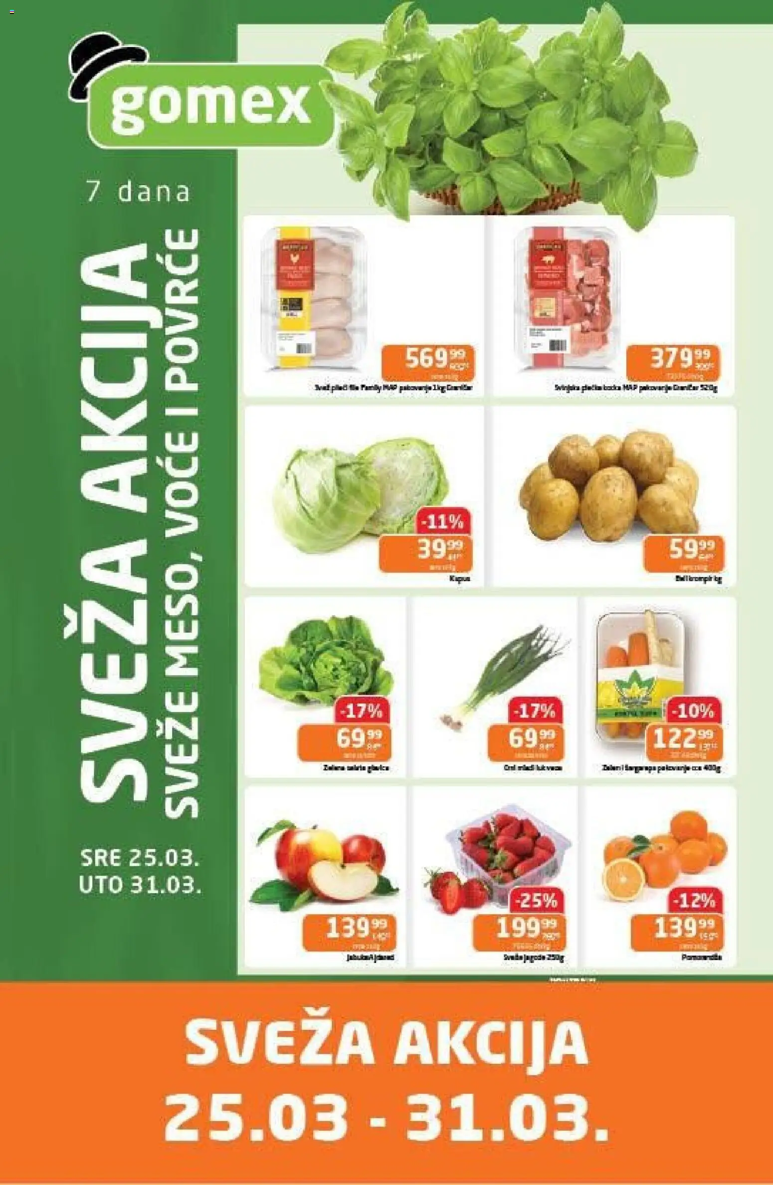 Pregled Gomex kataloga - važi od 25.03.2026