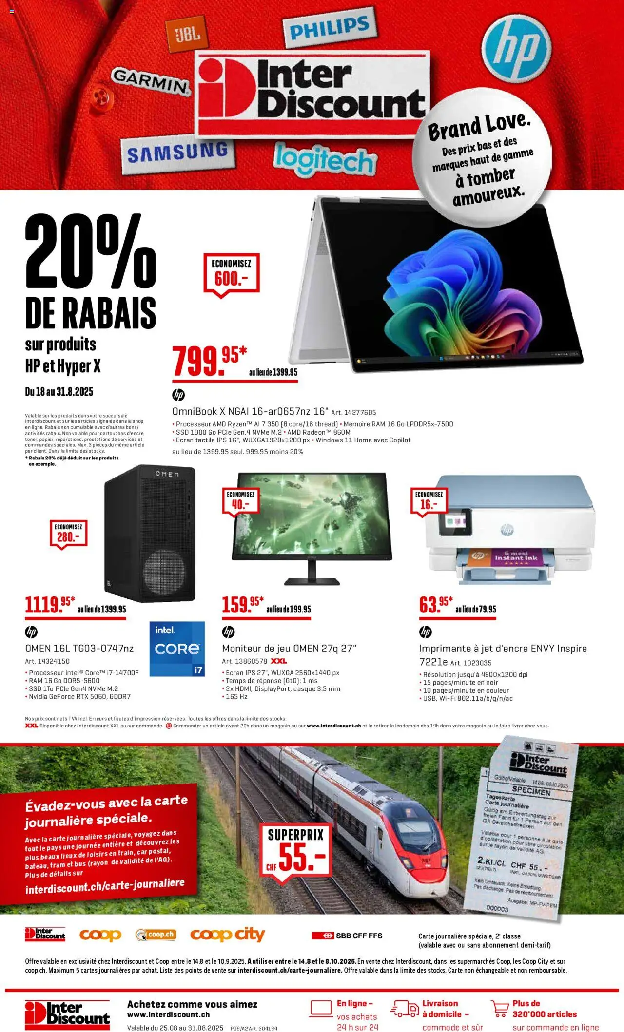 Interdiscount Aktionen FR ab 25.08.2025 - Seitennummer 1