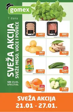 Pregled Gomex kataloga - važi od 21.01.2026