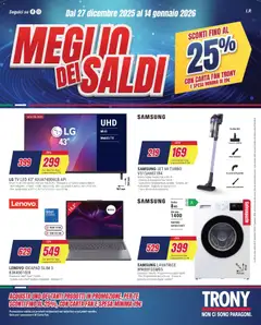 Anteprima dell'opuscolo Attuale volantino dal negozio Trony valido da 27/12/2025