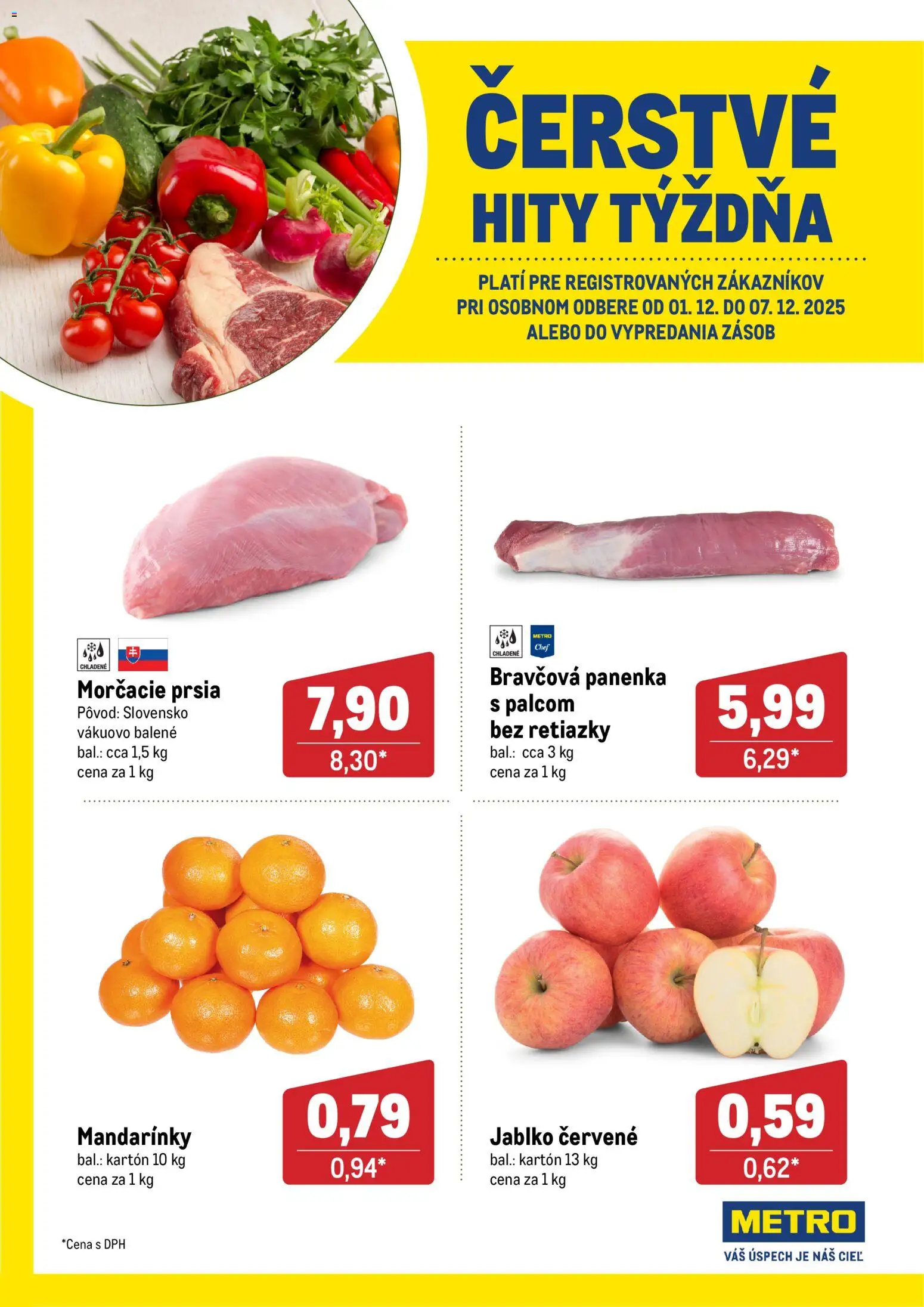 Náhľad Metro letáku platného od 01.12.2025