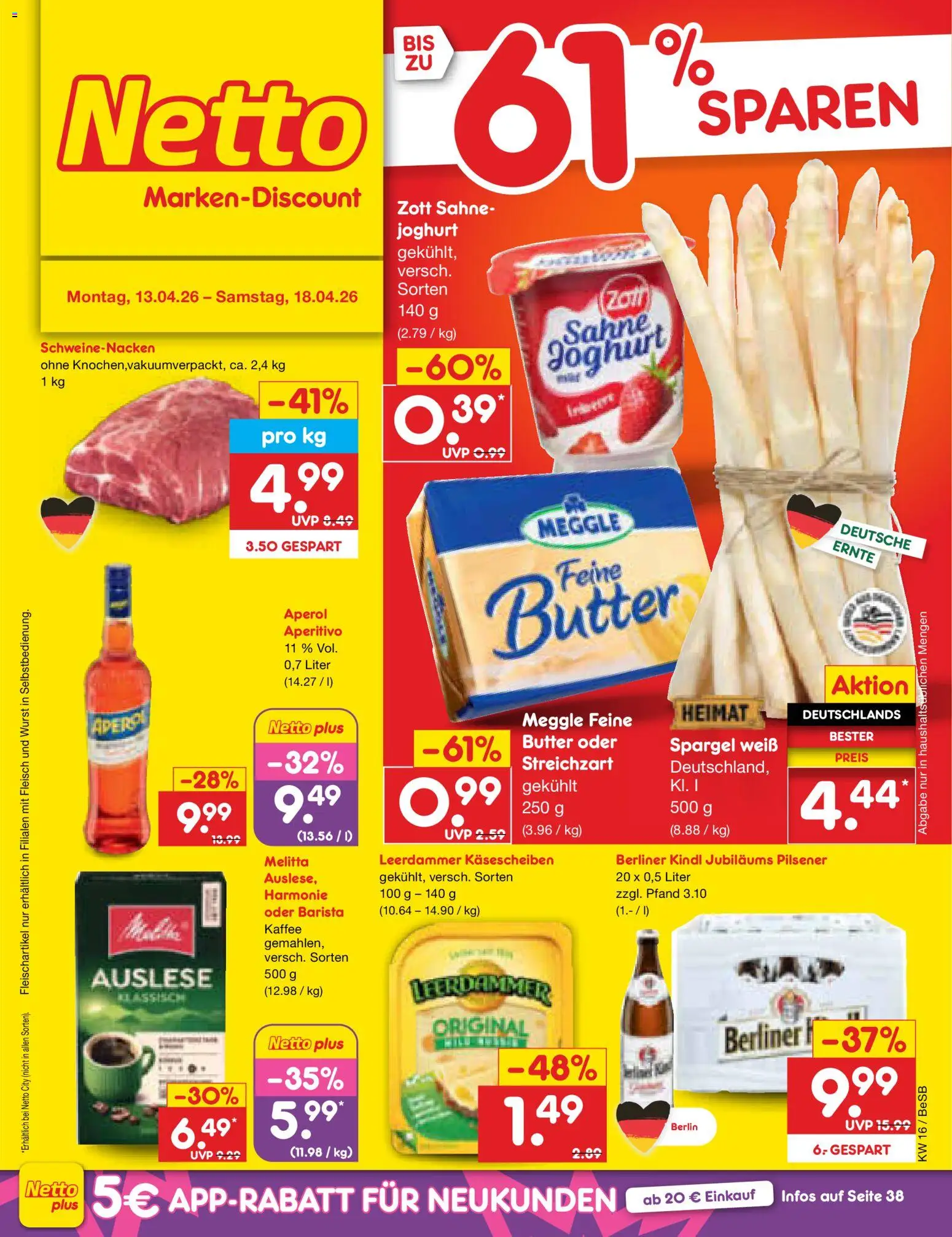 Vorschau von dem Prospekt des Geschäftes Netto Marken-Discount, gültig ab dem 13.04.2026