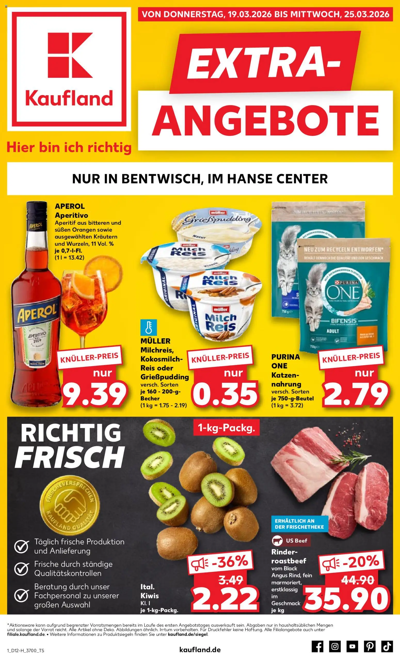 Vorschau von dem Prospekt des Geschäftes Kaufland, gültig ab dem 19.03.2026