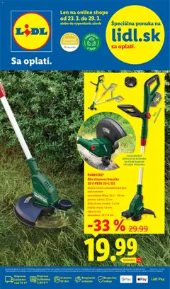 Náhľad Lidl letáku platného od 23.03.2026