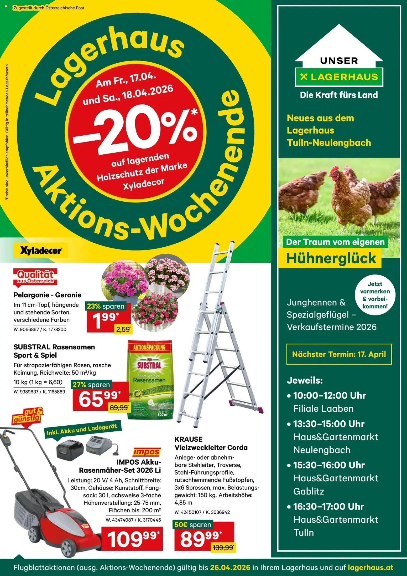 Vorschau der Angebote: Lagerhaus Lagerhaus Wochen Angebote gültig ab 13.04.2026