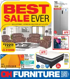 Preview of OK Furniture flyer valid from 25/09/2025